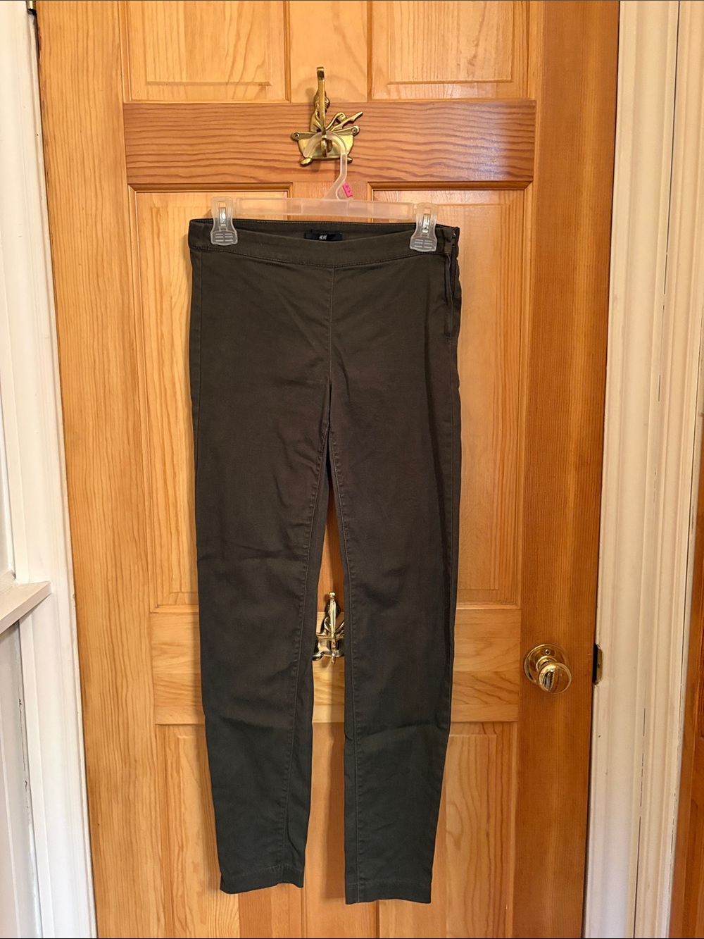 H&M Olive Green Stretch Skinny Pants
